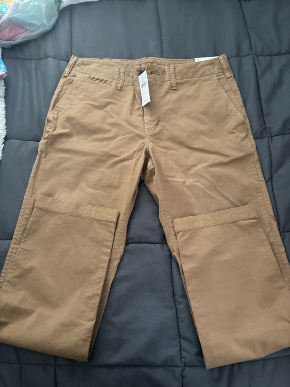 American Eagle Outfitters Men's Khaki Utility Chinos - Brown